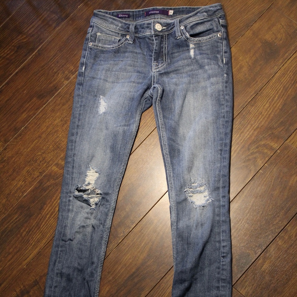Vigoss Distressed  Skinny Jeans - 0 -